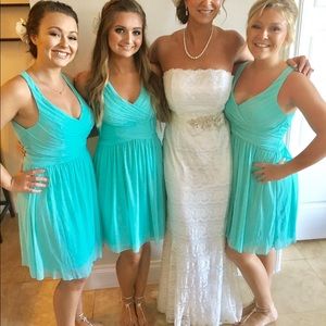 David’s Bridal bridesmaids dress